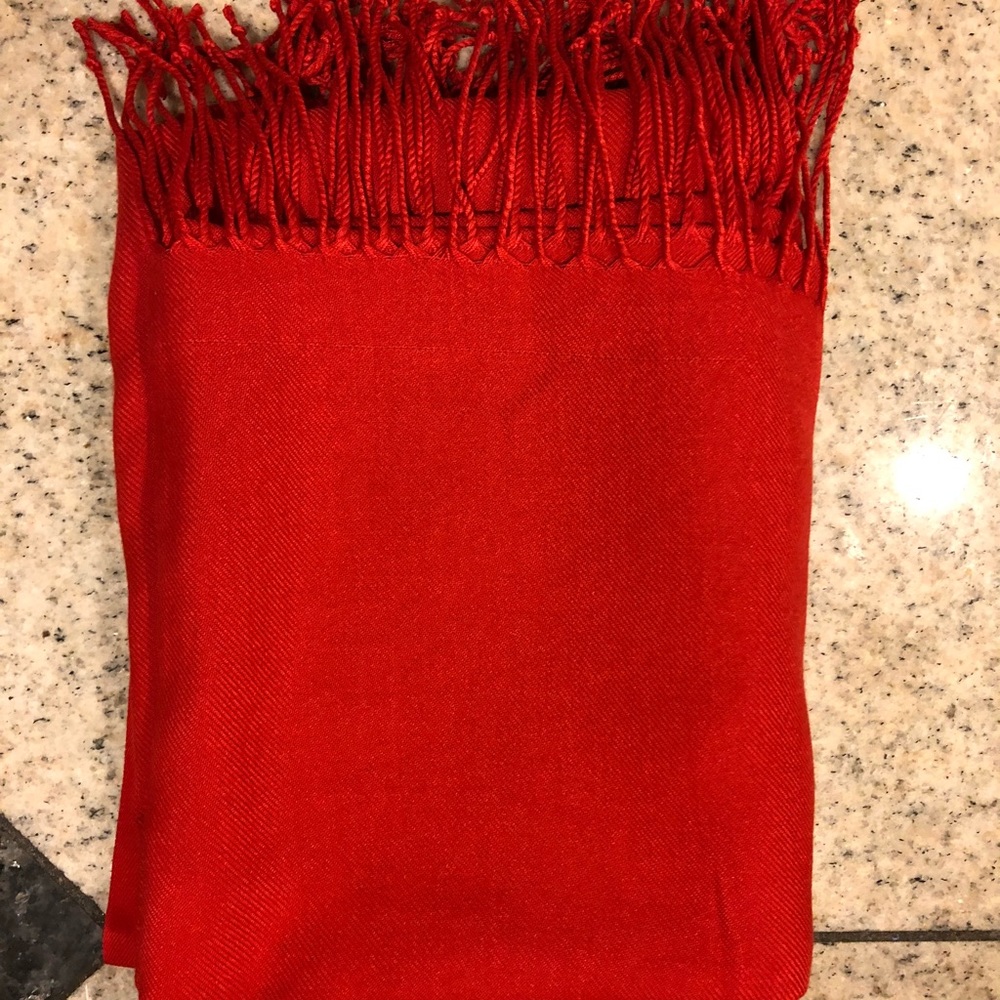 CASHMERE/SILK Pashmina-NEVER WORN - Picture 2 of 2